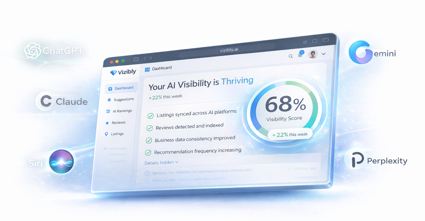 Vizibly optimization dashboard
